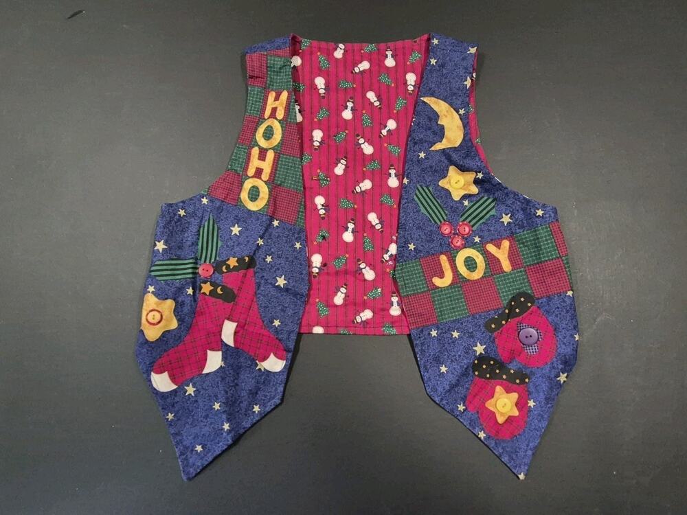 Womens S/XS Winter Holiday Vest